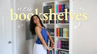 Thumbnail: setting up NEW BOOKSHELVES for my apartment !! ⋆✴︎˚｡⋆ bookshelf organization + tour
