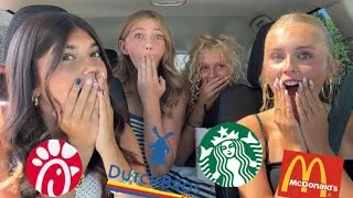 Thumbnail: LETTING THE PERSON INFRONT OF US DECIDE WHAT WE ORDER!!