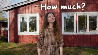 Thumbnail: What I spend in a month living in the Swedish countryside