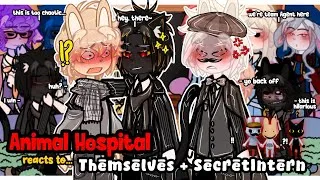 Thumbnail: (🇺🇸🇧🇷) Animal Hospital Reacts To Themselves + SecretIntern || Funny/Ships || Part 13/? || 2x | GACHA
