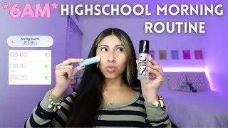 Thumbnail: *6AM* Highschool Morning Routine (freshman yr, grwm, realistic)