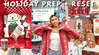 Thumbnail: HOLIDAY PREP & RESET 🫧🎄✨| cleaning, homework, etc