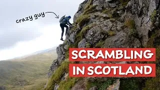 Thumbnail: I got Scared Climbing a Munro 😬 Hiking in Scotland and Bagging Stuc a'Chroin 🥾