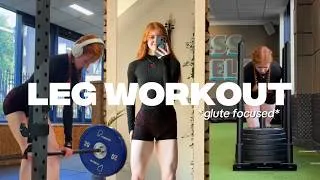 Thumbnail: GLUTE FOCUSED LEG WORKOUT to Build Muscle & Strength (hybrid training split)