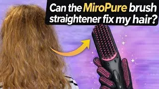 Thumbnail: Frizzy to sleek! Testing the MiroPure hairbrush straightener!