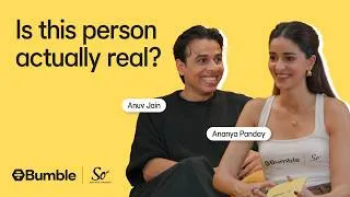 Thumbnail: Ananya Panday and Anuv Jain on "Is this person actually real?"