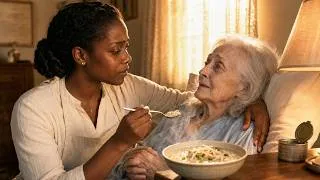 Thumbnail: The Millionaire's Mother Hadn't Eaten in Days — Nobody Cared Until the New Black Cook Showed Up