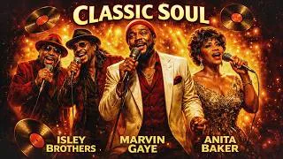 Thumbnail: Anita Baker, Aretha Franklin, Chaka Khan, Marvin Gaye 🎵 Old Music - 60s & 70s RnB Soul GROOVE