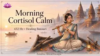 Thumbnail: Morning Cortisol Detox 🌿 Raag Bhairavi Bansuri 432 Hz for Stress Relief, Anxiety & Mental Clarity
