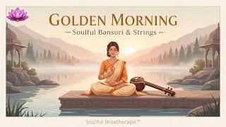 Thumbnail: Golden Morning 🌿 Pure Bansuri Meditation for Stress Relief, Focus & Inner Peace