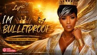 Thumbnail: "I’m Bulletproof" – A Soulful Gospel Anthem of Black Woman Healing and Unshakable Faith