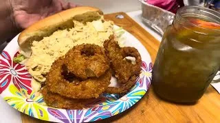 Thumbnail: SoulfulT Chicken Salad, Peach Tea and Onion Rings