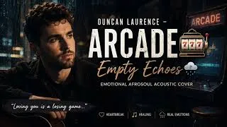 Thumbnail: Duncan Laurence – Arcade 🎰 | Empty Echoes 🌧️ | Emotional AfroSoul Acoustic Cover