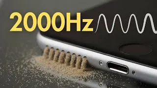Thumbnail: Dust remover frequency for phone speakers