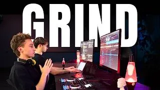 Thumbnail: working late in a neon city | no vocals deep house study mix