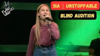 Thumbnail: Sia - Unstoppable - Leonie - Blind Auditions - The Voice Kids 2019