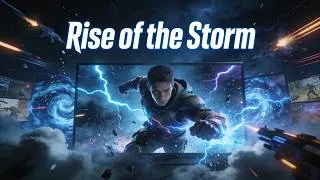 Thumbnail: Epic Fast Paced Gaming Music 🎮 | Cinematic Background Music – Rise of the Storm (No Copyright)