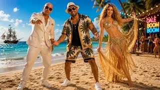 Thumbnail: 🔥 Shaggy x Sean Paul x Shenseea x Pitbull – Tropical Takeover 🌴 (Official Music Video) | 