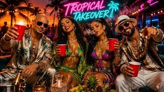 Thumbnail: 🔥 Shaggy x Sean Paul x Shenseea x Pitbull – Tropical Takeover 🌴 (Official Music Video) | Summerparty