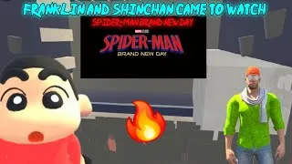 Thumbnail: 💥🔥Franklin and Shinchan came to watch Spider-Man Brand New Day🔥💥||Indian Theft Aura Simulator 