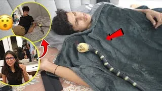 Thumbnail: Piyush Or Sahil Snake Se Dar Gaye 😱 Sourav Joshi Vlogs 