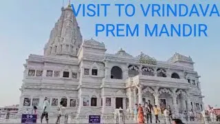 Thumbnail: 👆PREM MANDIR at Vrindavan dham . VRINDAVAN'S most popular temple .#trend #vrindavan #tour 