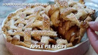 Thumbnail: Apple Pie Recipe With A Sourdough Discard Pie Crust 