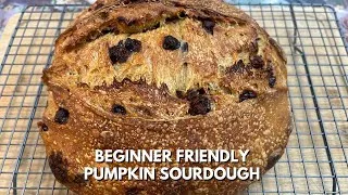 Thumbnail: Beginner Friendly Pumpkin Sourdough Bread Recipe