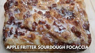 Thumbnail: Apple Fritter Sourdough Focaccia Recipe 🍁🍂