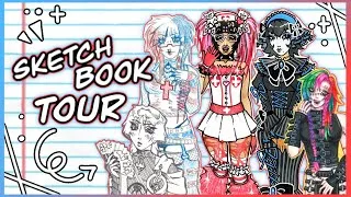 Thumbnail: Massive DECORATED sketchbook tour | Ft. VOGRACE collab 