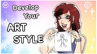 Thumbnail: How to develop YOUR art style EFFICIENTLY ✨🎨