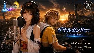 Thumbnail: FINAL FANTASY X ～ザナルカンドにて～ - To Zanarkand | FF10 歌ってみた ／ 歌詞 (AI Vocal Yuna) FFX