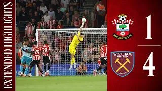 Thumbnail: EXTENDED HIGHLIGHTS: Southampton 1-4 West Ham | Carabao Cup