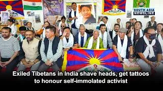 Thumbnail: Exiled Tibetans in India shave heads, get tattoos to honour self-immolated activist