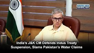 Thumbnail: India’s J&K CM Defends Indus Treaty Suspension, Slams Pakistan’s Water Claims