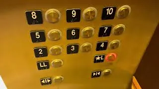 Thumbnail: Schindler 5500 Traction North Tower Elevators ~ Capitol Towers ~ Charlotte, NC