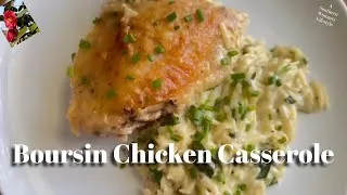 Thumbnail: The Easiest & Best Chicken Dinner- Boursin Cheese Chicken Casserole #fyp #foodie #food #foryou 