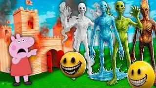Thumbnail: Sobrevivimos a TODAS las VERSIONES ELEMENTALES de VERITY dentro de una FORTALEZA!! - Garry's Mod