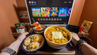 Thumbnail: Eating at 24 Hours Korean Comic Cafe
