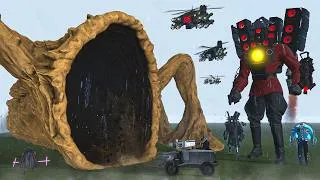 Thumbnail: WHAT IF THE NEW SAND EATER INVADED THE SKIBIDI TOILET UNIVERSE!? — Garry’s Mod