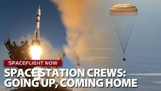 Thumbnail: Space Station crew swap, NASA astronaut takes command