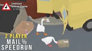 Thumbnail: NEW GLITCH found in World Record Speedrun - Untitled Goose Game - 2 Player - Mail% - 2:06
