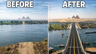 Thumbnail: From Foundation to Mega Bridge: Complete Construction Process Over the Nile River