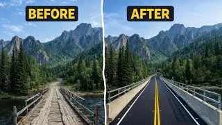 Thumbnail: Replacing a Wooden Bridge with a Modern Concrete Bridge | Mountain Highway Bridge Project