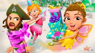 Thumbnail: Navey's Fairy Party - NO PiRATES ALLOWED!!  Adley plans a Birthday and Magic Dolls Prank the Pirates