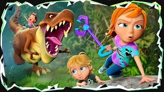 Thumbnail: Adley and Niko Bug Catching Active ADVENTURE on PiRATE ISLAND!!  Help them ESCAPE the DiNOSAUR