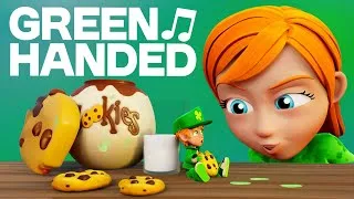 Thumbnail: GREEN HANDED - Adley's Leprechaun Rap Song!! Official Music Video!  St. Patricks day traps for Niko