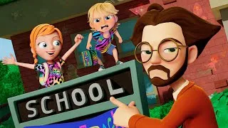 Thumbnail: SECOND DAY of SCHOOL!! Adley & Niko get FiRST A+ from Mr.Schneeble with new school supplies..