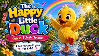 Thumbnail: 🐥 Little Duck’s Rainy Day | Splash Splash! Nursery Rhyme for Kids