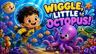 Thumbnail: 🐙 Wiggle, Little Octopus! | Underwater Nursery Rhyme for Babies & Toddlers